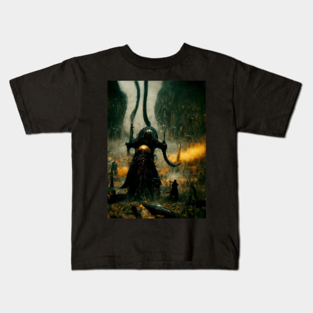 Title VII Kids T-Shirt by DarksmithMiniatures